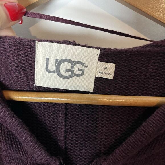 UGG Purple Women's Sweater Cardigan - Picture 3 of 8